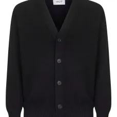 Шерстяной кардиган с V-образным вырезом