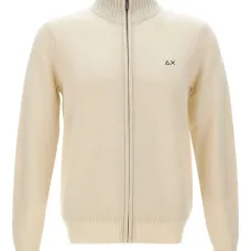 Кардиган на молнии с высоким воротником