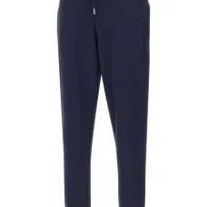 Спортивные брюки с кулиской и манжетами