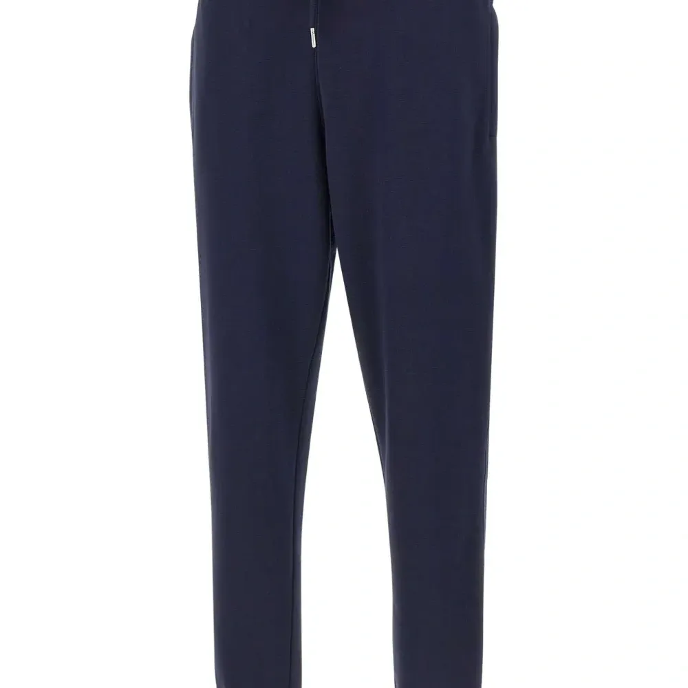 Спортивные брюки с кулиской и манжетами