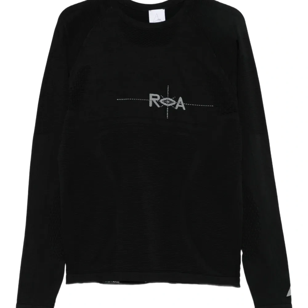 Топ с длинными рукавами и логотипом