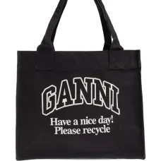 Сумка-тоут с вышитым логотипом Сумка-тоут с вышитым логотипом