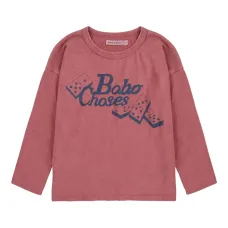 Футболка с длинными рукавами и принтом Dominos