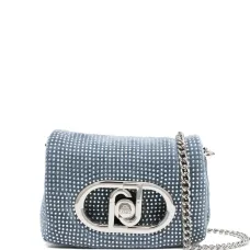 Сумка с кристаллами и цепочками Сумка с кристаллами и цепочками