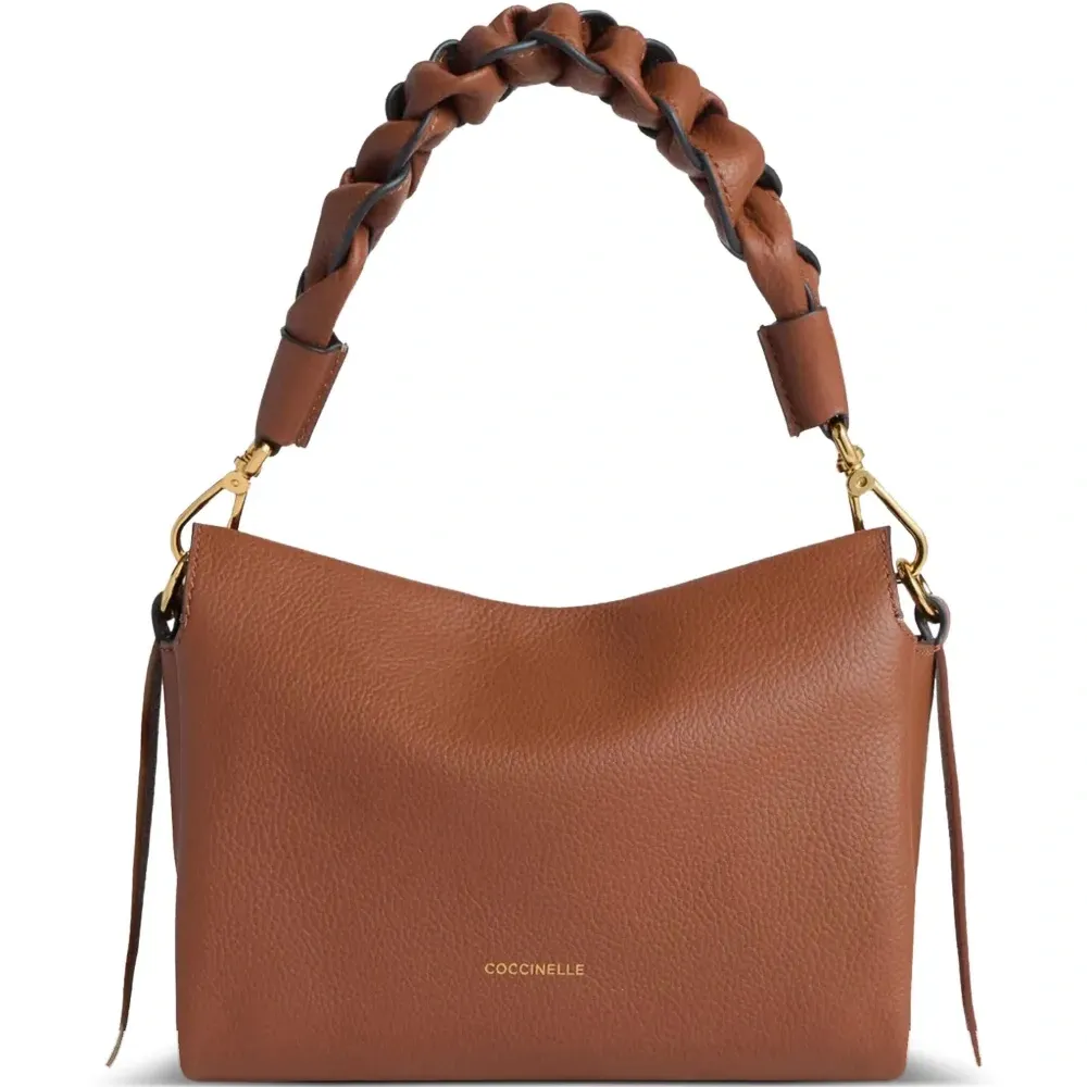 Маленькая сумка на плечо Boheme с плетеной ручкой