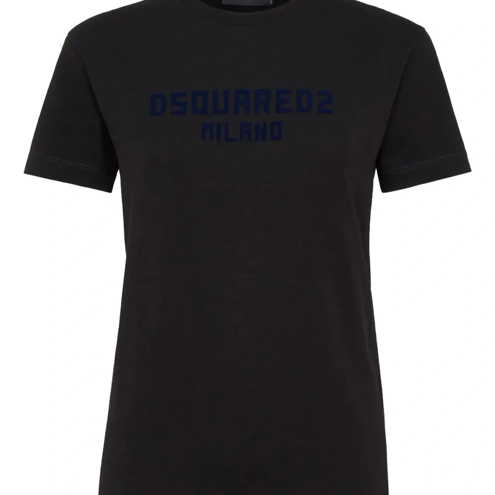 Хлопковая футболка с принтом логотипа Хлопковая футболка с принтом логотипа