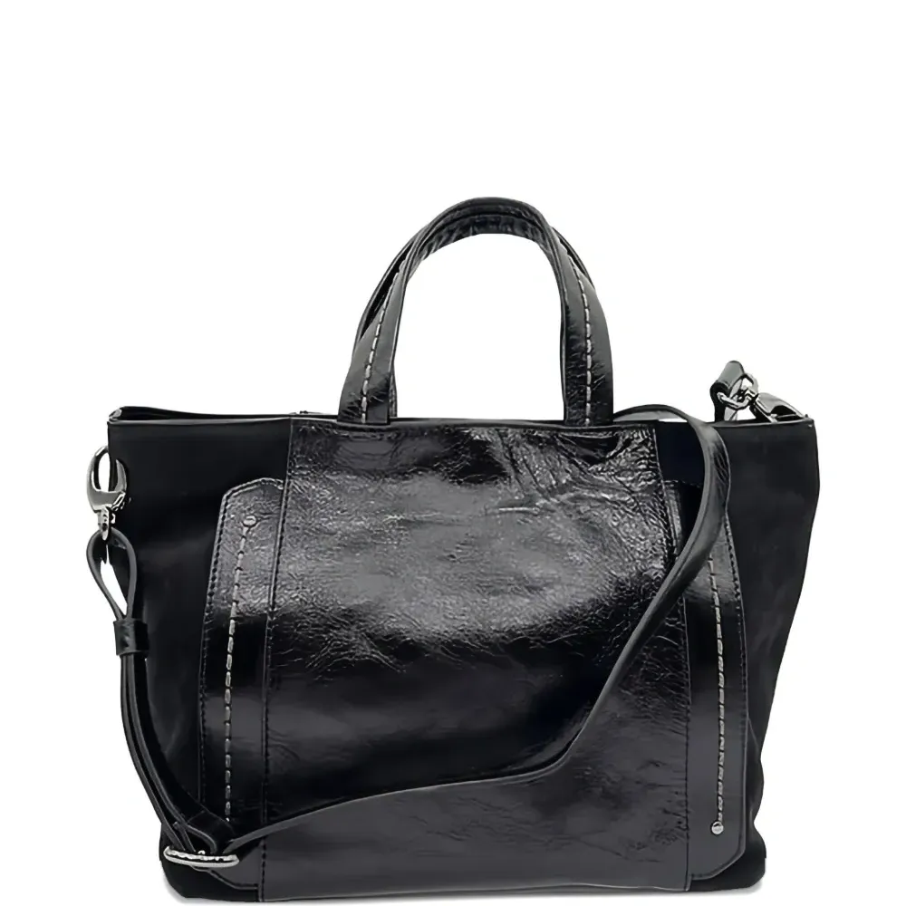 Сумка-тоут из лаковой кожи