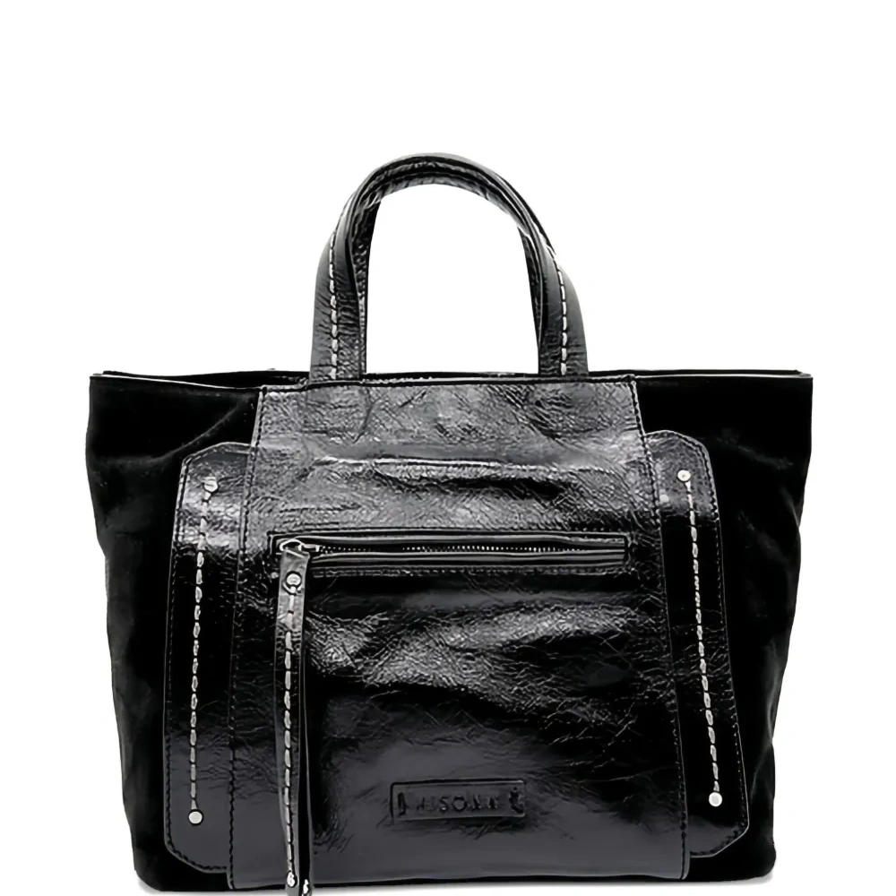 Сумка-тоут из лаковой кожи