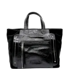 Сумка-тоут из лаковой кожи