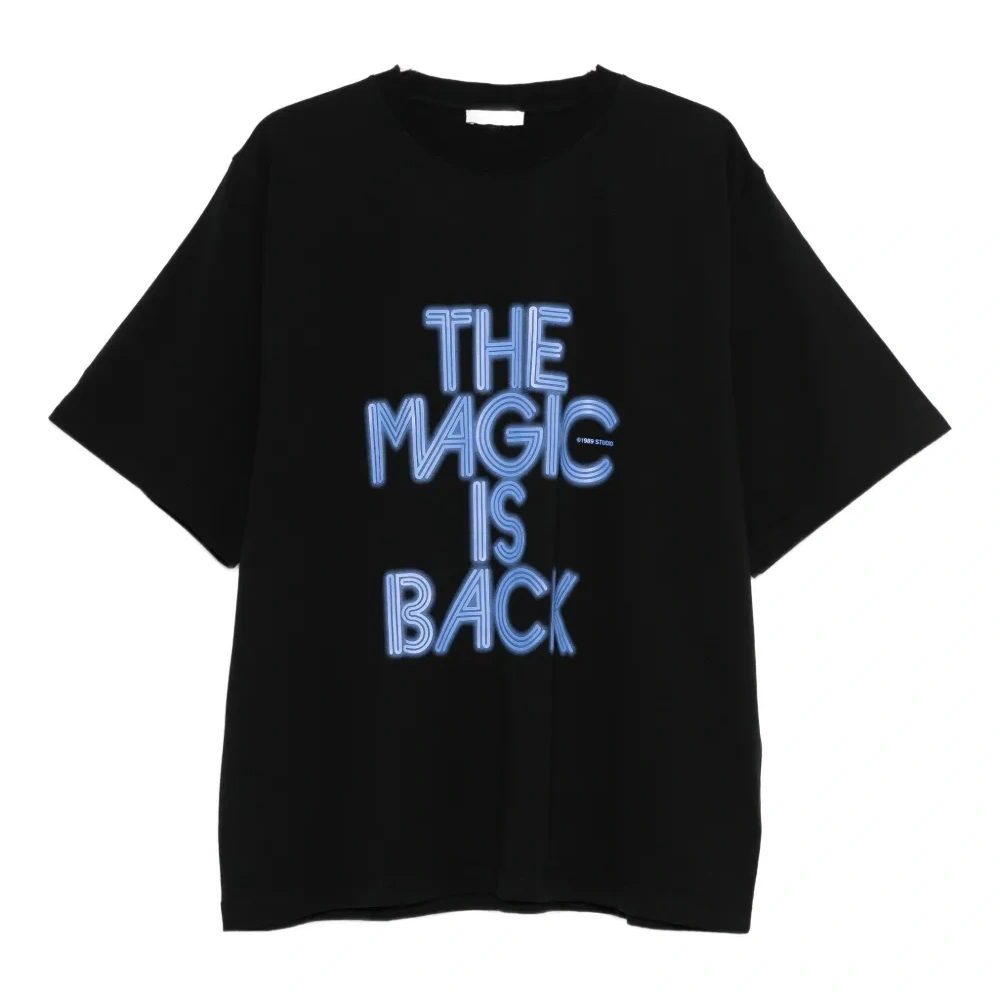 Футболка с принтом-слоганом