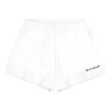Шорты с вышитым логотипом