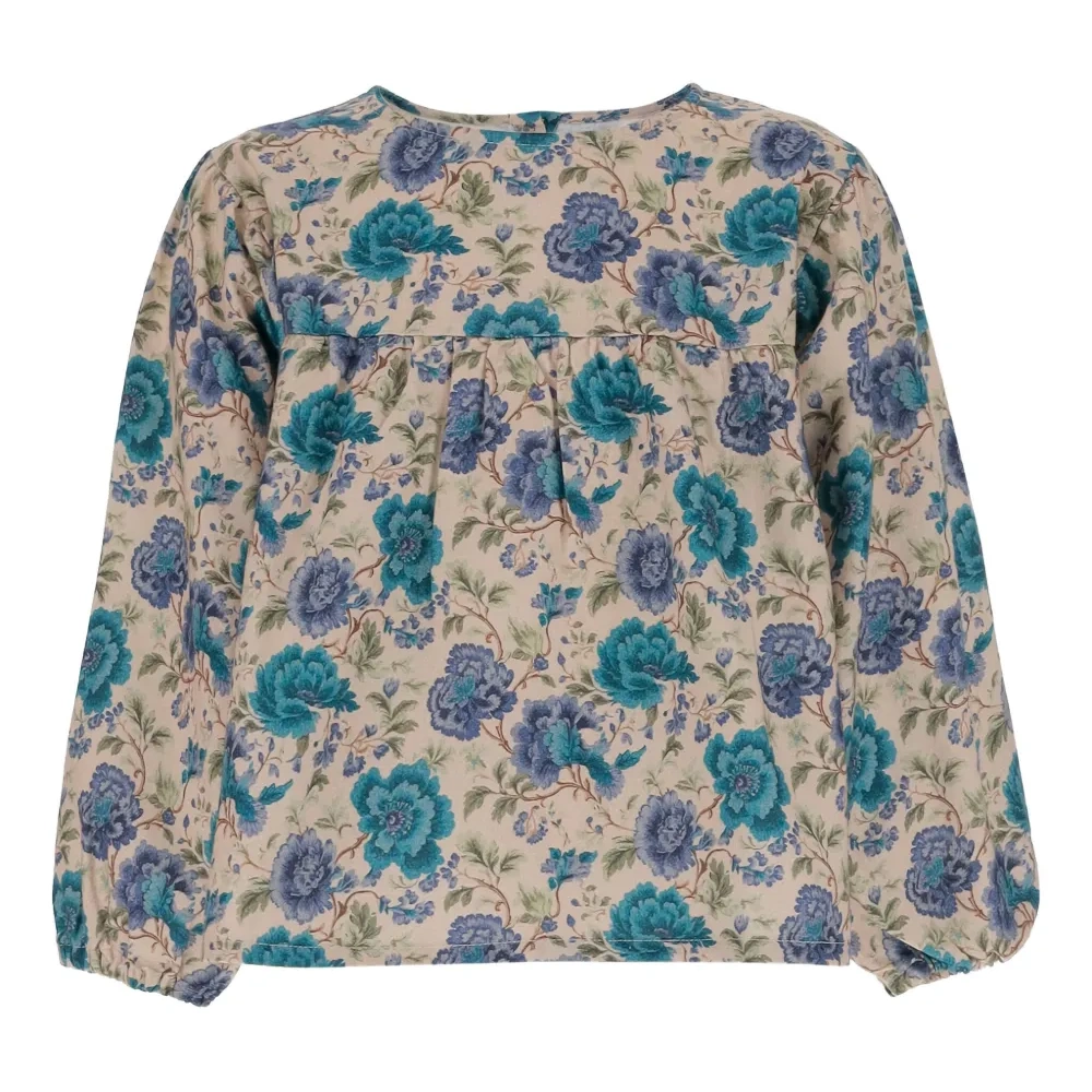 Блузка с цветочным принтом