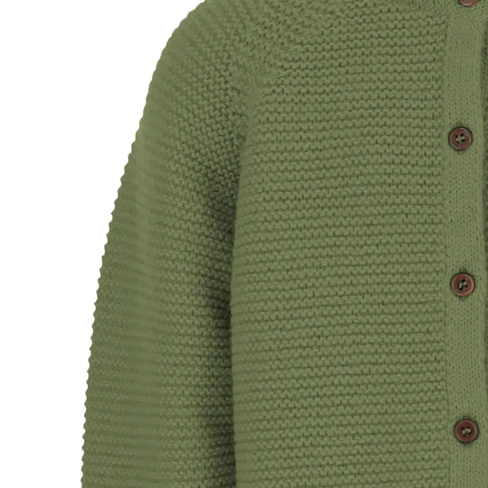 Кардиган с круглым вырезом