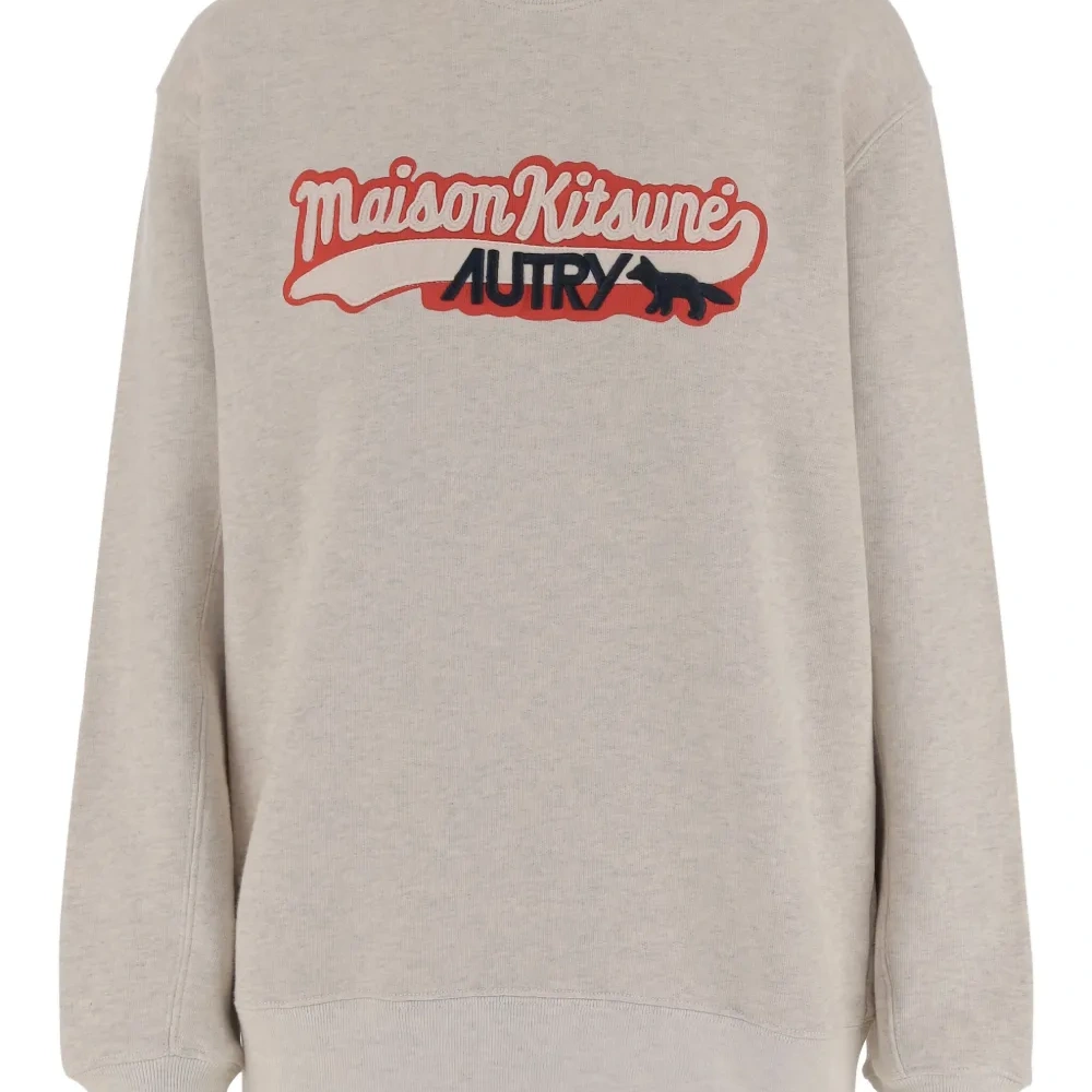 Толстовка с аппликацией из коллаборации с Maison Kitsuné