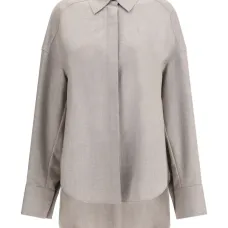 Рубашка с изогнутым подолом