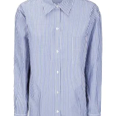 Полосатая рубашка с длинными рукавами