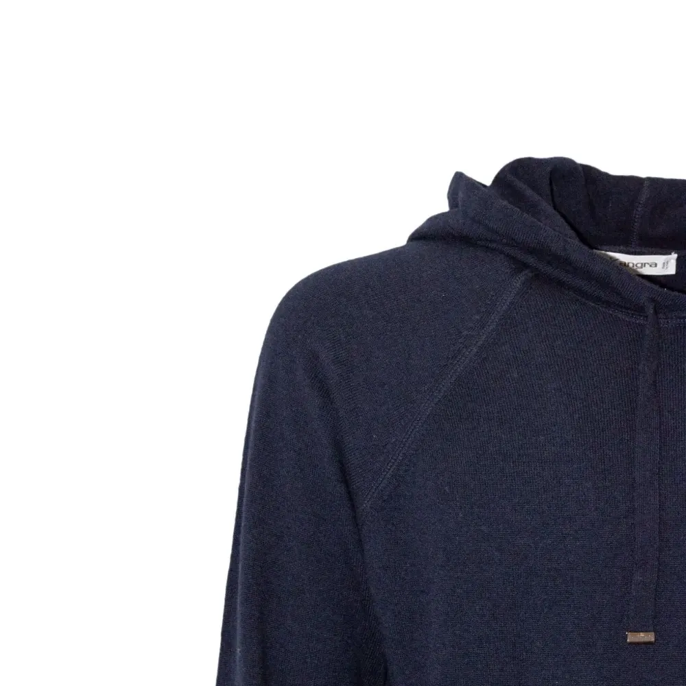 Худи с отделкой в рубчик