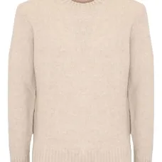 Свитер с отделкой в рубчик