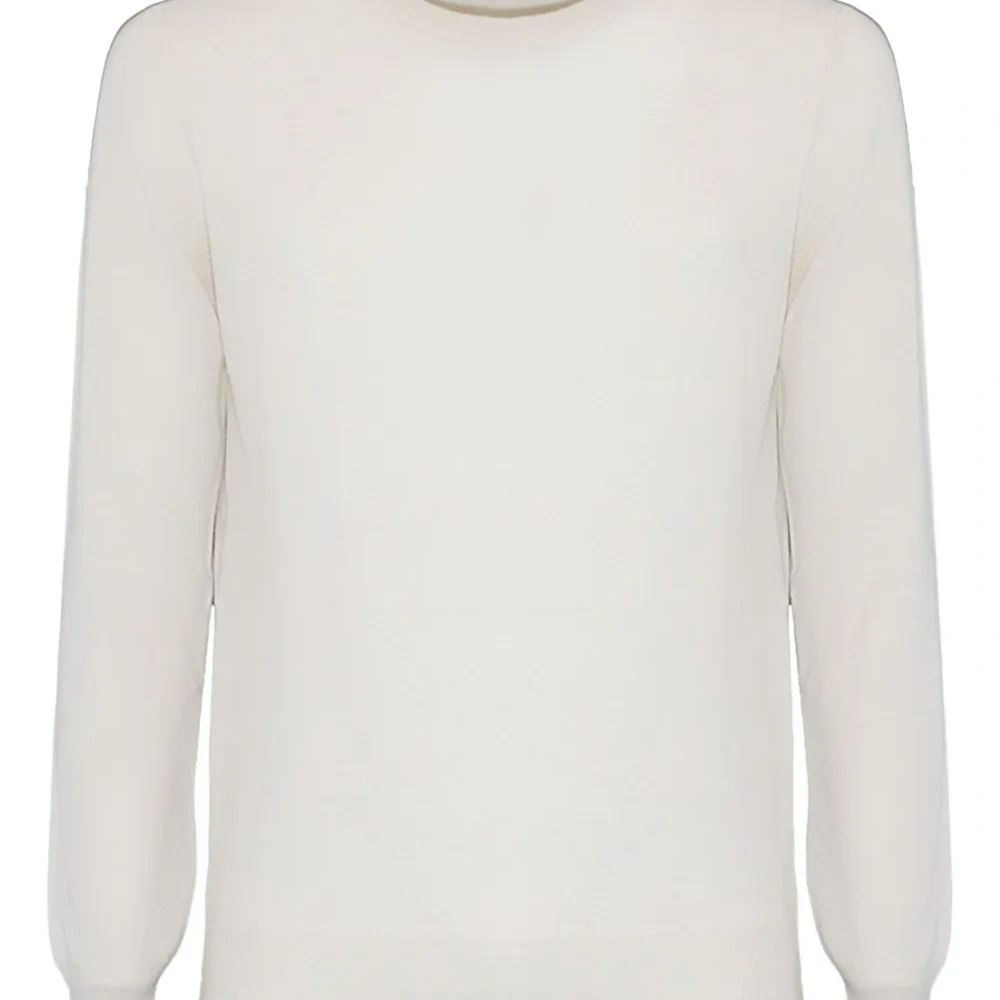 Свитер с отделкой в рубчик