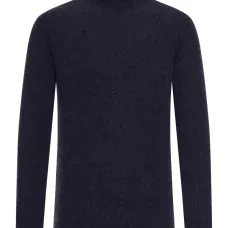 Шерстяной свитер с высоким воротником