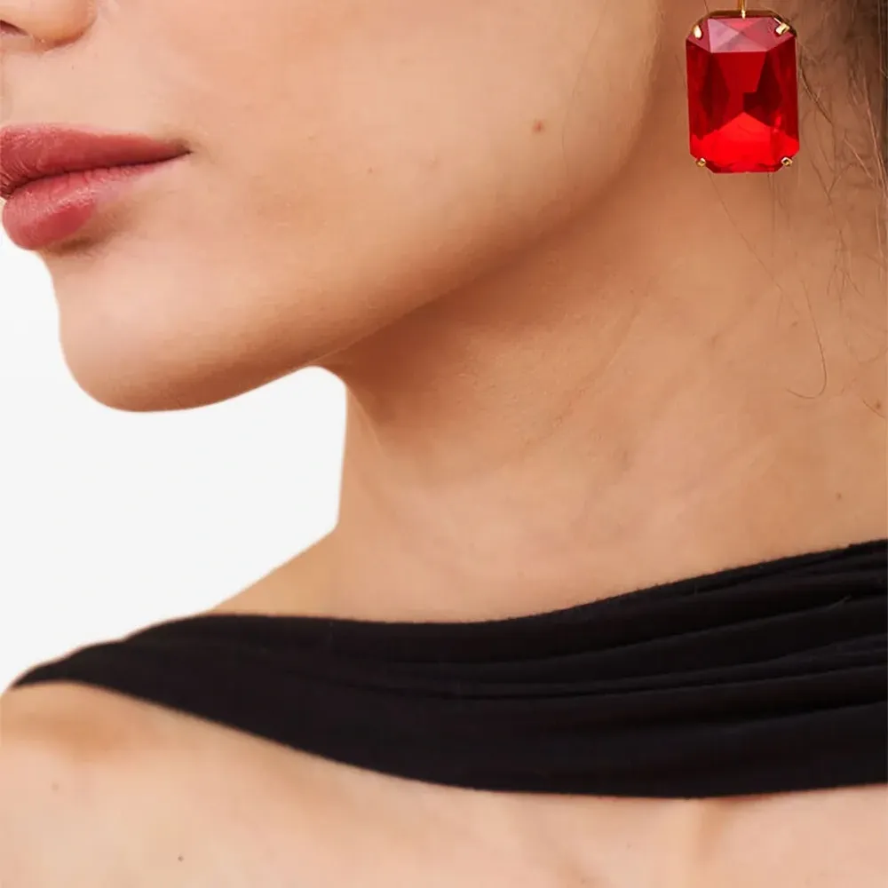 Восьмиугольные серьги