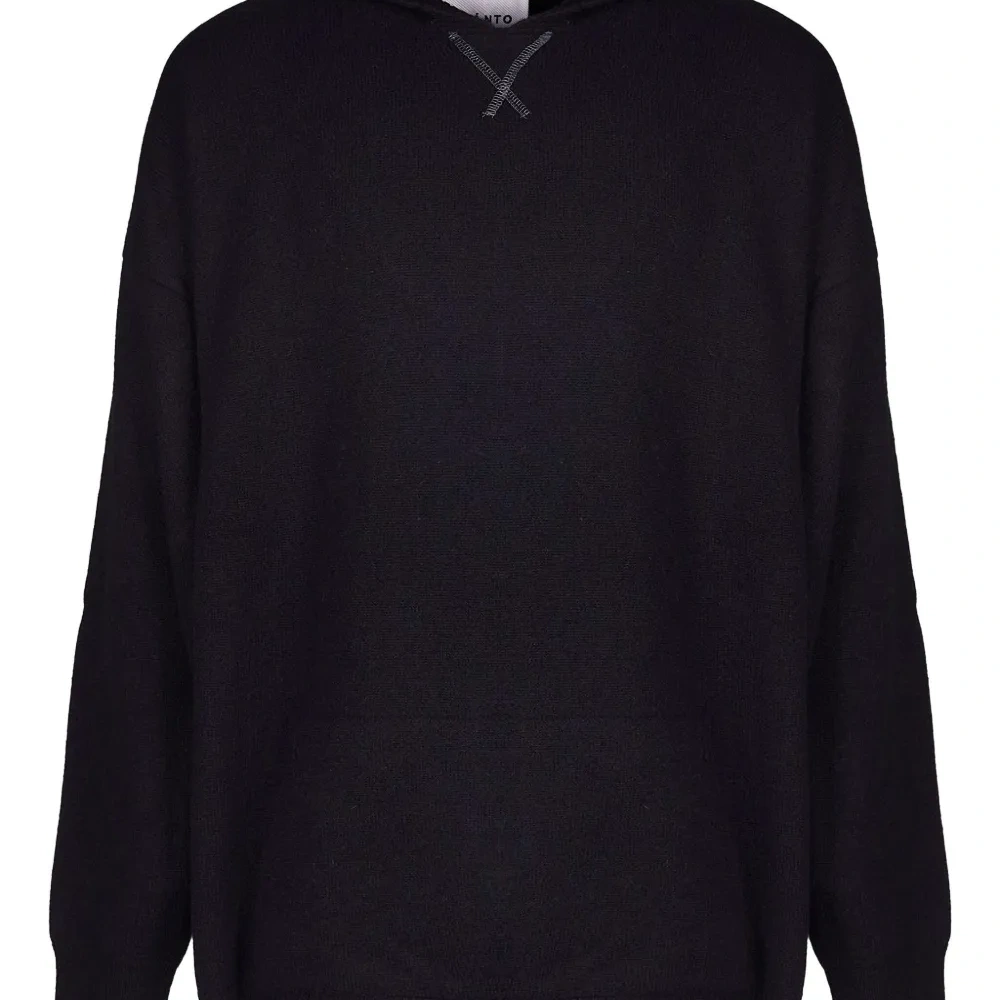 Вязаное худи из шерсти