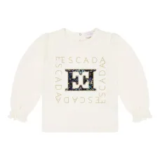 Топ с пайетками и объемными рукавами