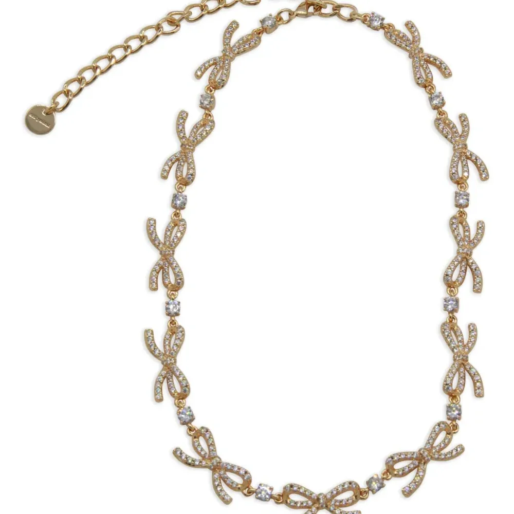 Колье с бантом