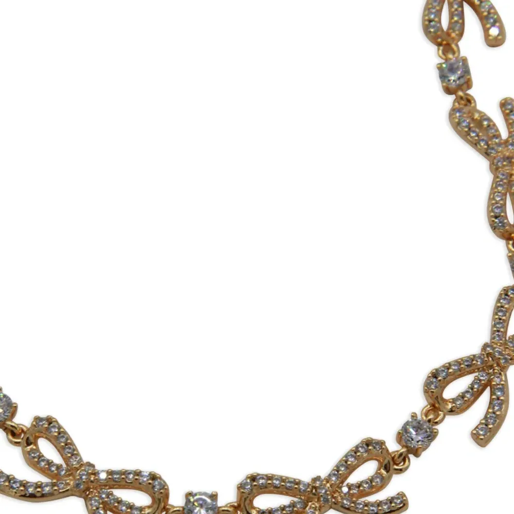 Колье с бантом