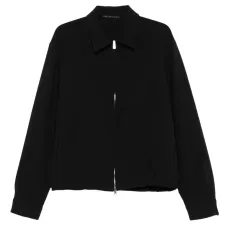 Рубашка-куртка с воротником и застёжкой на молнии