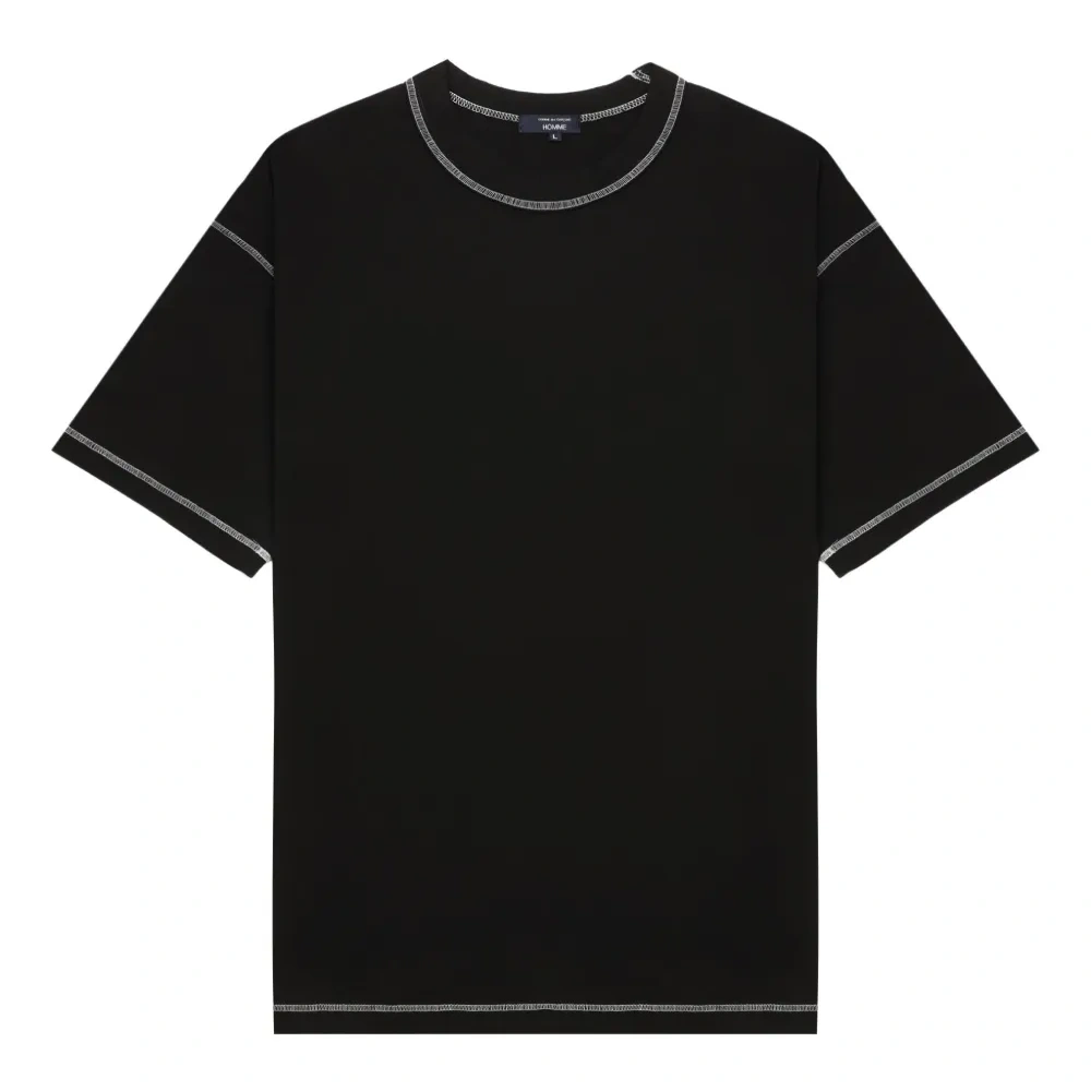 Футболка с контрастной строчкой