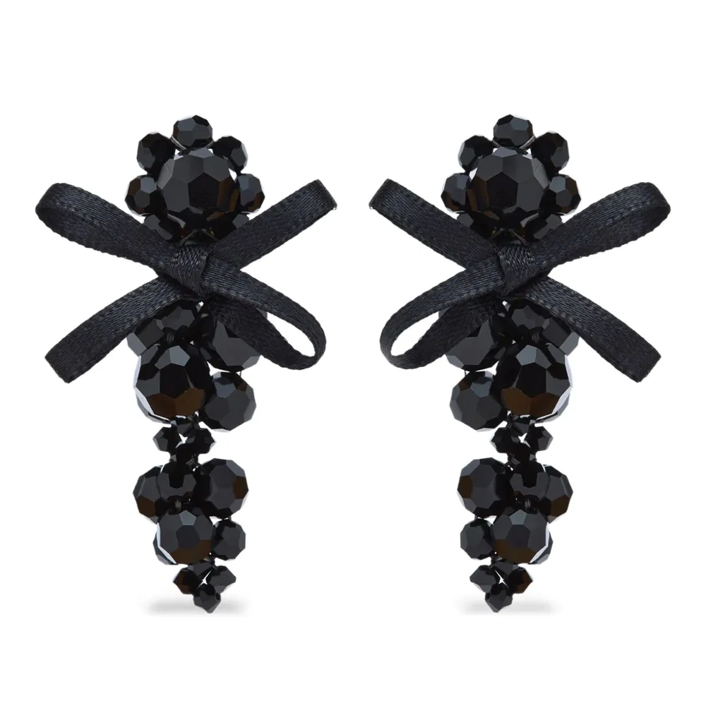 Маленькие серьги-бантики