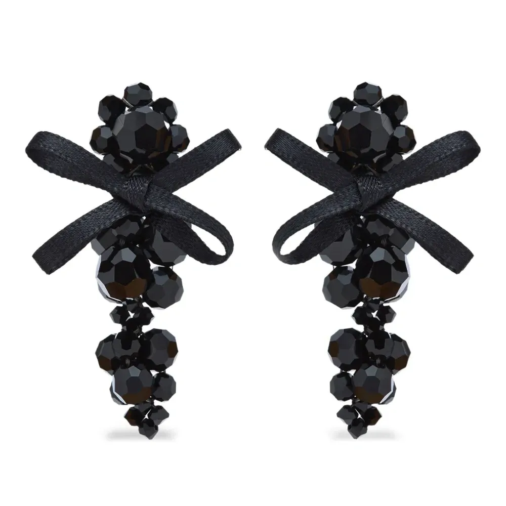 Маленькие серьги-бантики