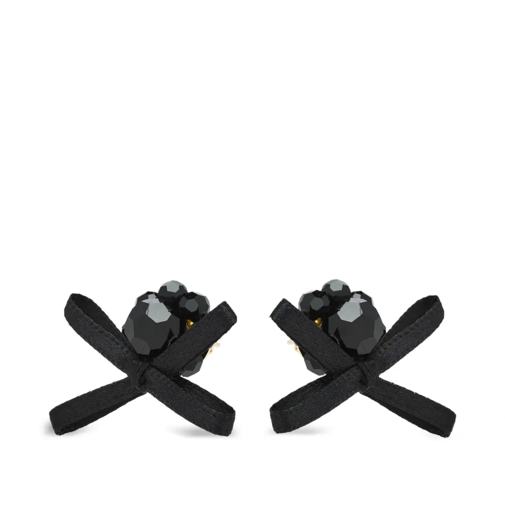 Серьги с инкрустацией кристаллами