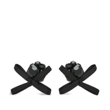 Серьги с инкрустацией кристаллами