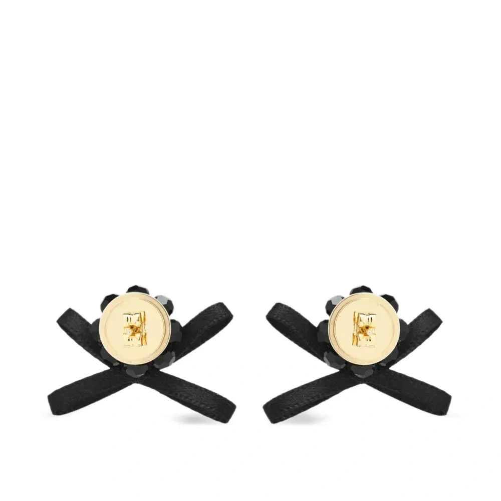 Серьги с инкрустацией кристаллами