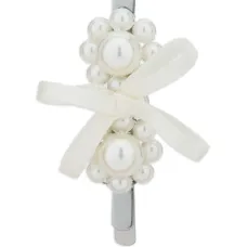 Заколка для волос с бантом из жемчуга