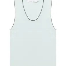 Топ в рубчик с фестонами