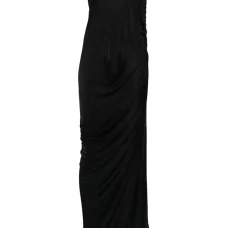 Макси-юбка с драпировкой