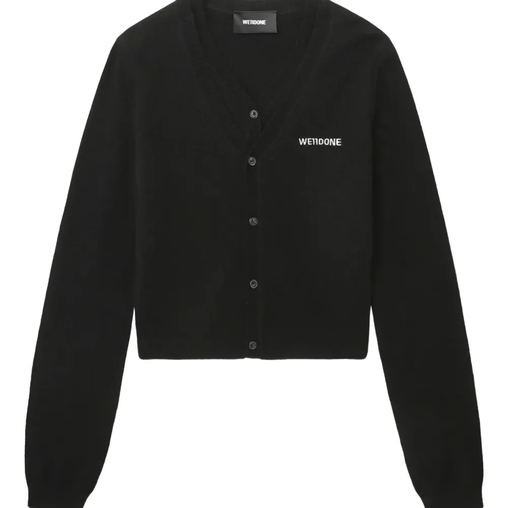 Кардиган с V-образным вырезом и вышивкой