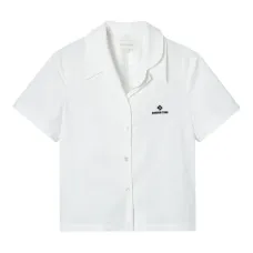 Рубашка с короткими рукавами и многослойным воротником Рубашка с короткими рукавами и многослойным воротником