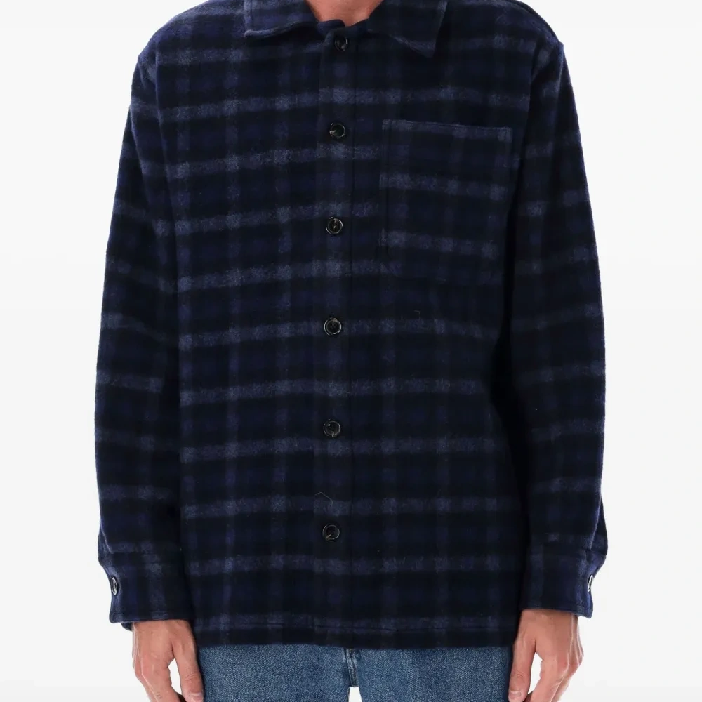 Шерстяная рубашка в клетку Шерстяная рубашка в клетку