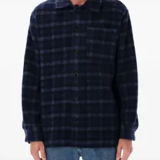 Шерстяная рубашка в клетку