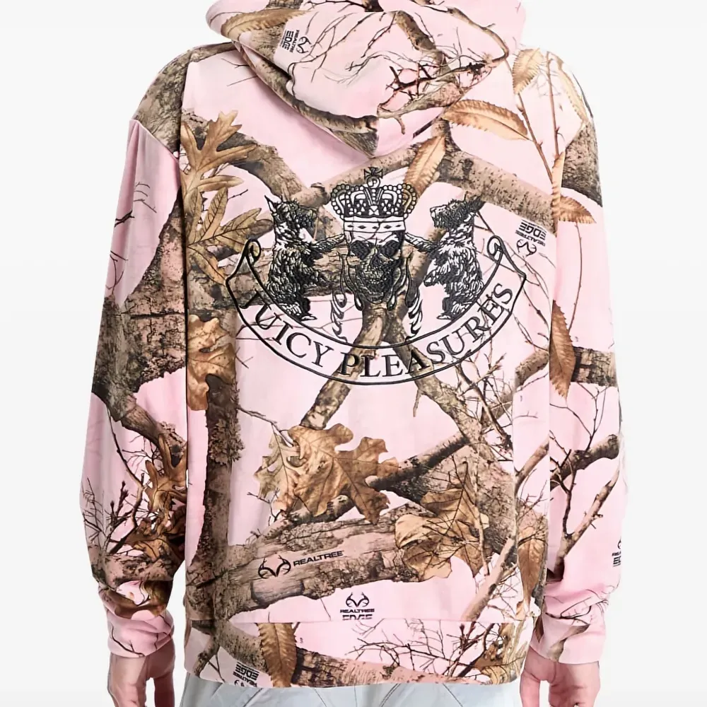 Худи на молнии с принтом