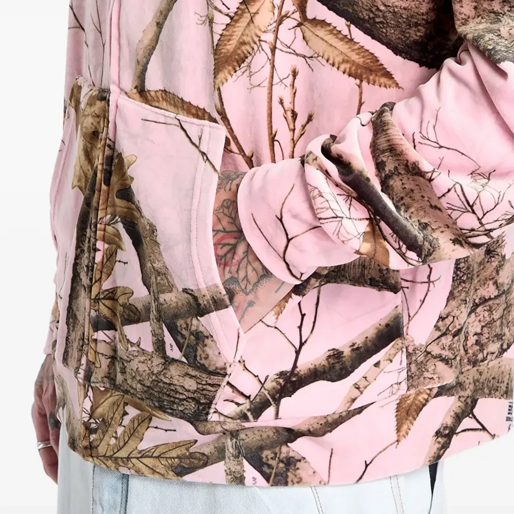 Худи на молнии с принтом