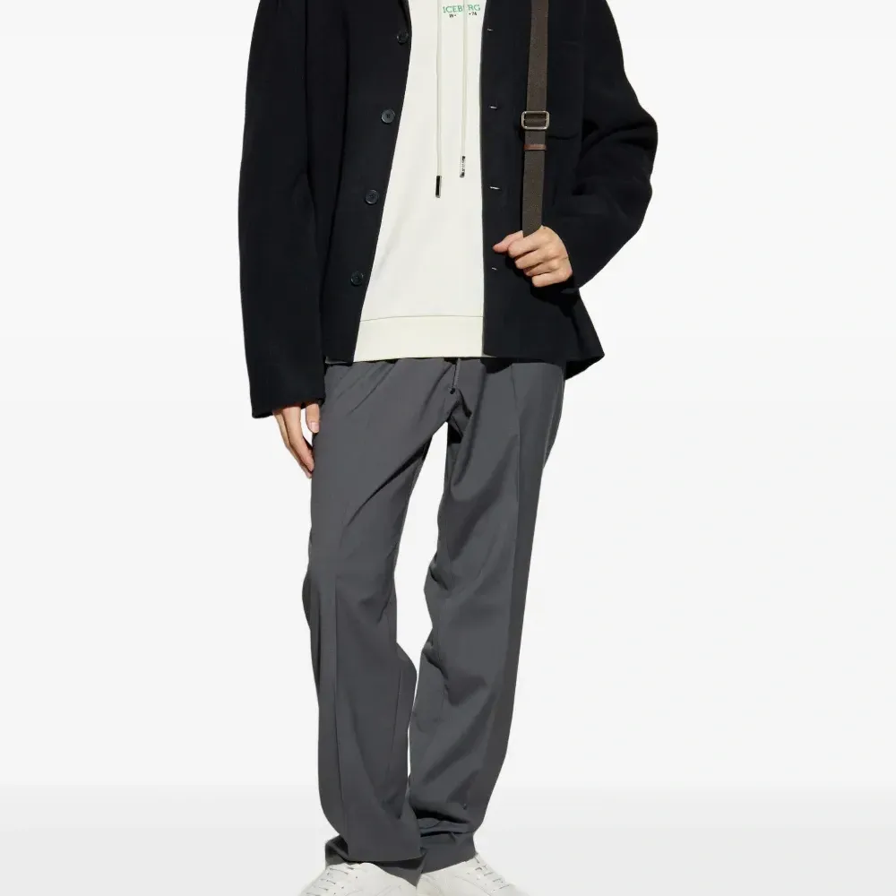 Худи с графичным принтом и кулиской