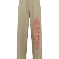 Брюки с графическим принтом