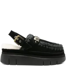 Мюли Bounce с ремешком на пятке