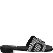 Декорированные босоножки с квадратным носком