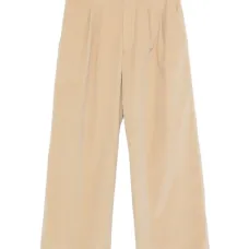 Вельветовые брюки со складками